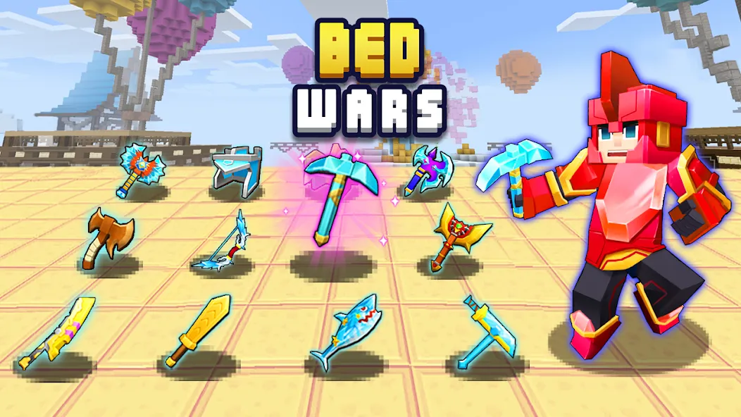 Скачать Bed Wars Lite [Взлом/МОД Меню] на Андроид