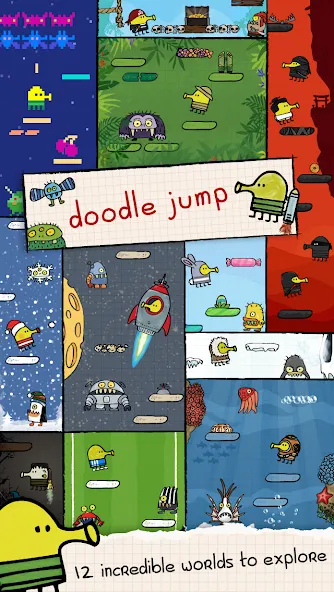 Скачать Doodle Jump [Взлом/МОД Бесконечные деньги] на Андроид