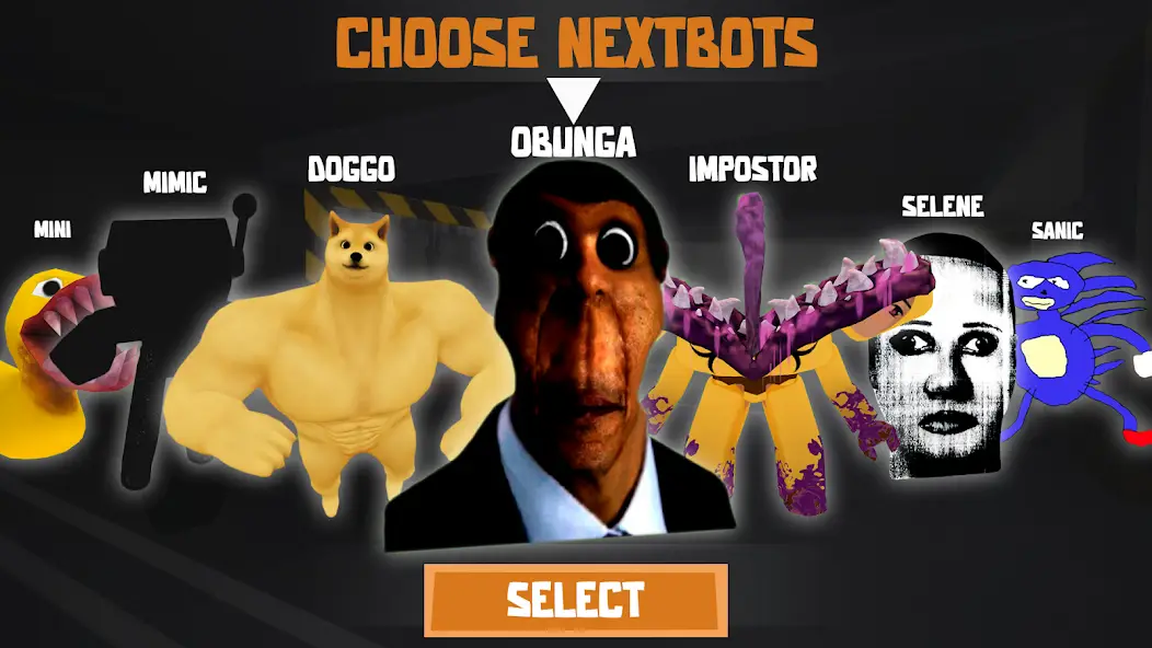 Скачать Nextbots: Obunga Chase Rooms [Взлом/МОД Бесконечные деньги] на Андроид