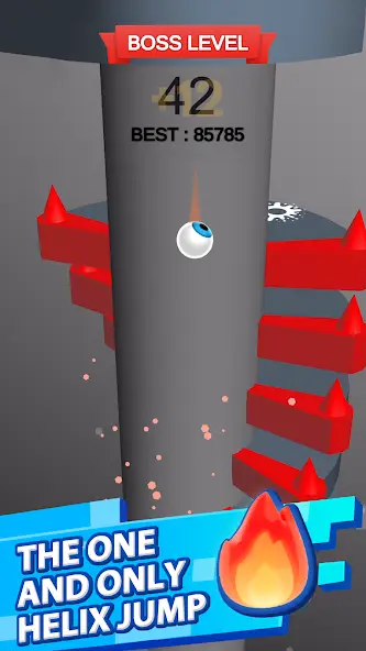 Скачать Helix Jump [Взлом/МОД Unlocked] на Андроид