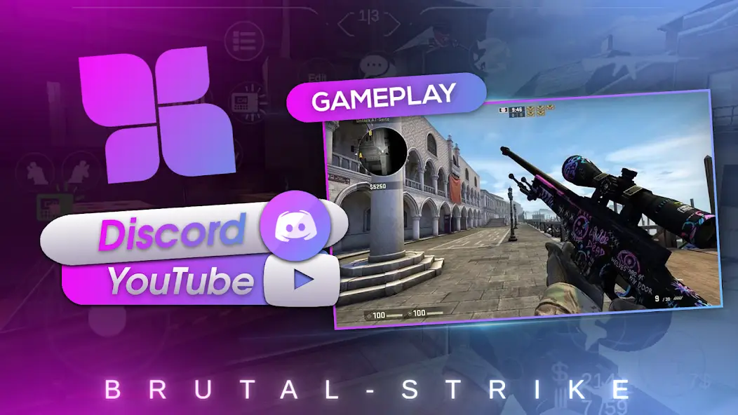 Скачать Brutal Strike [Взлом/МОД Unlocked] на Андроид