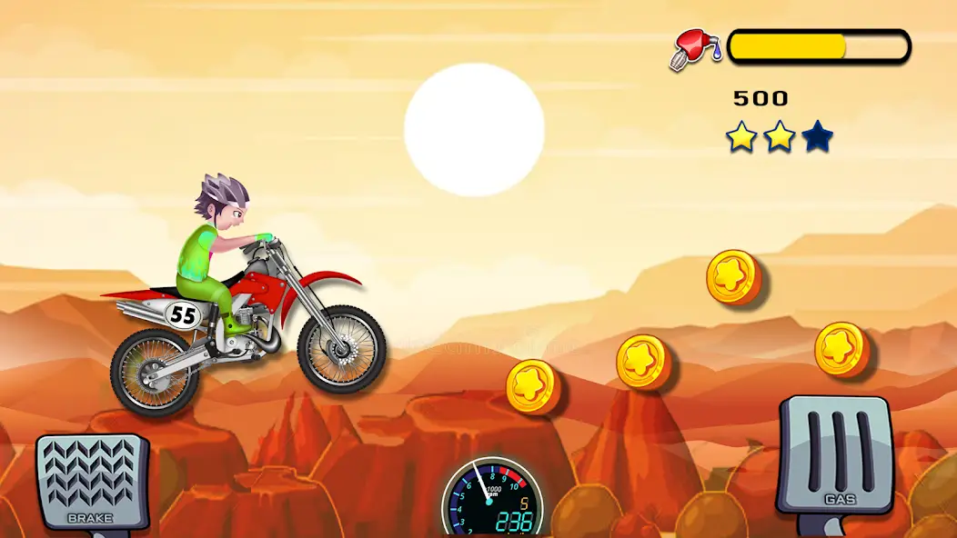 Скачать Bike Hill Racing - Велосипедна [Взлом/МОД Unlocked] на Андроид