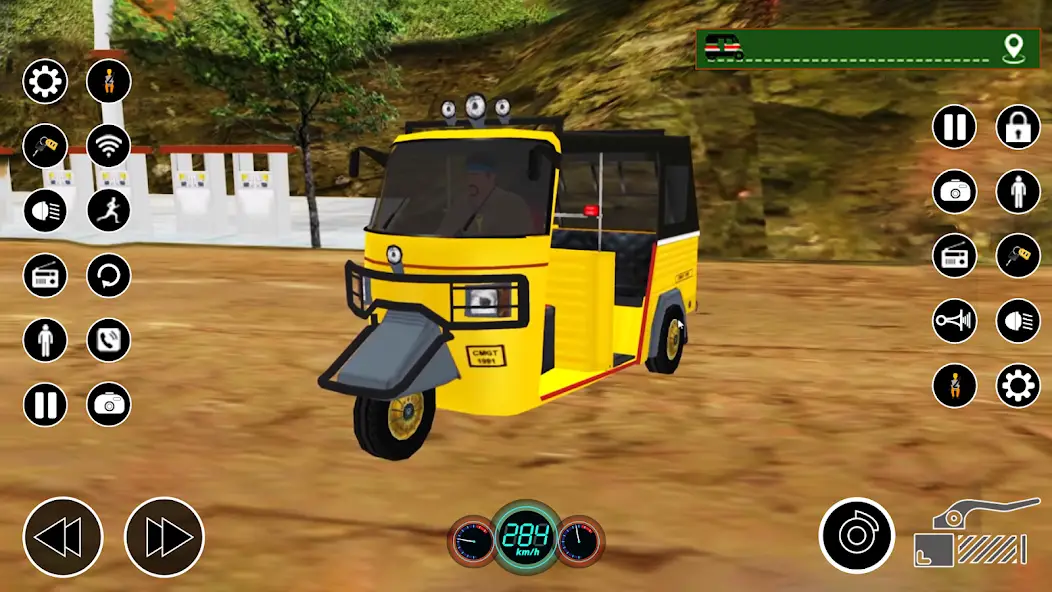 Скачать Tuk Tuk Auto Rickshaw Game Sim [Взлом/МОД Все открыто] на Андроид