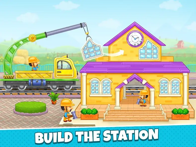 Скачать Train Games: Build Station [Взлом/МОД Бесконечные деньги] на Андроид