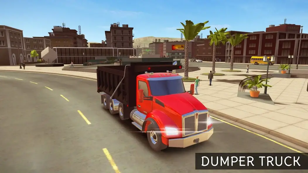 Скачать Dumper Truck Driving Simulator [Взлом/МОД Меню] на Андроид