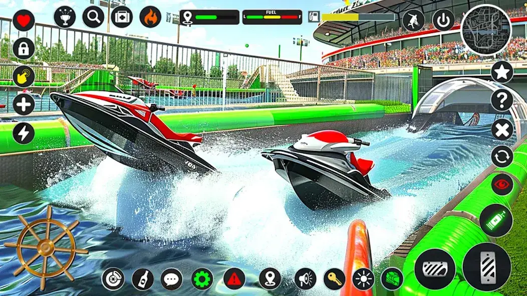 Скачать Jetski Boat Racing: Boat Games [Взлом/МОД Бесконечные деньги] на Андроид