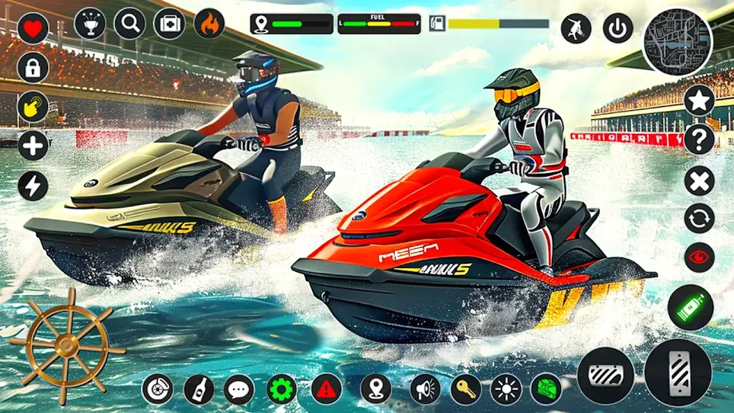 Скачать Jetski Boat Racing: Boat Games [Взлом/МОД Бесконечные деньги] на Андроид