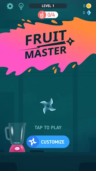 Скачать Fruit Master [Взлом/МОД Все открыто] на Андроид