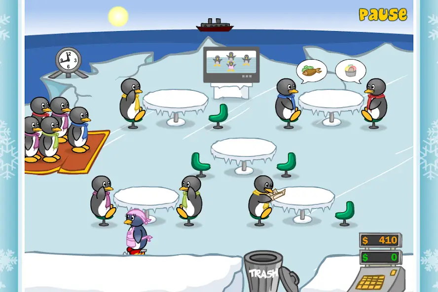 Скачать Penguin Diner: Restaurant Dash [Взлом/МОД Unlocked] на Андроид